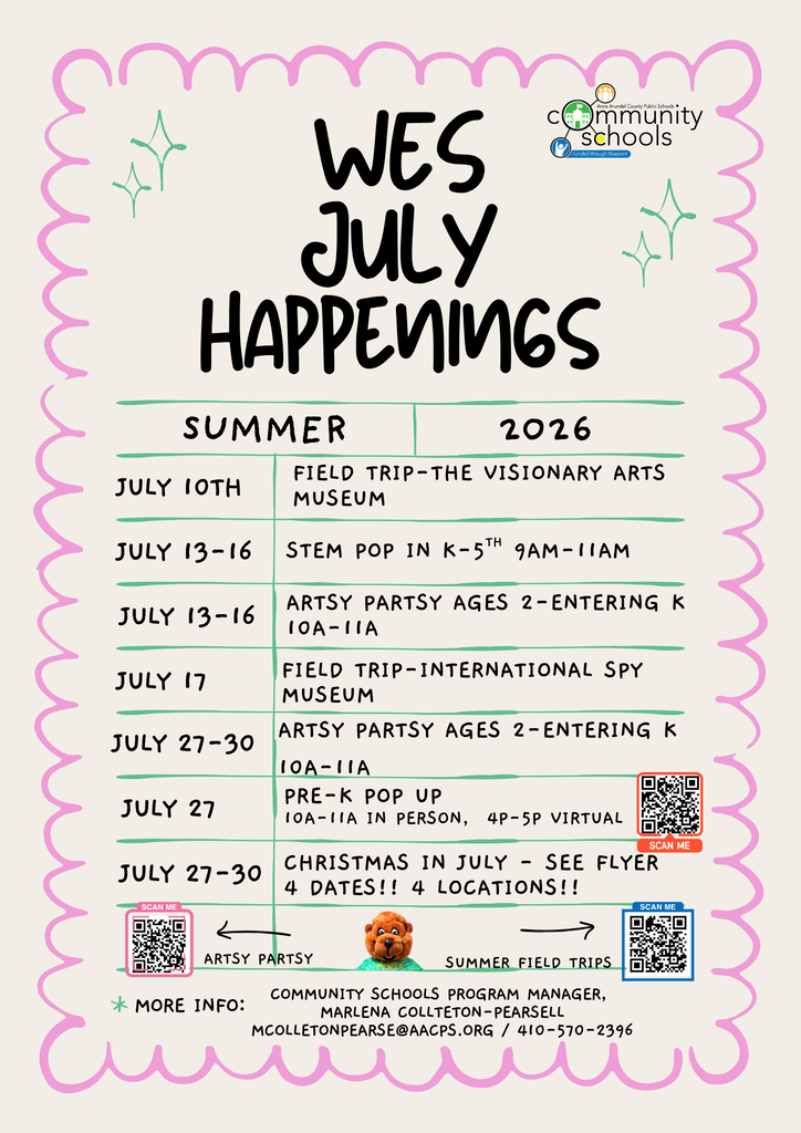 July 2026 Happenings