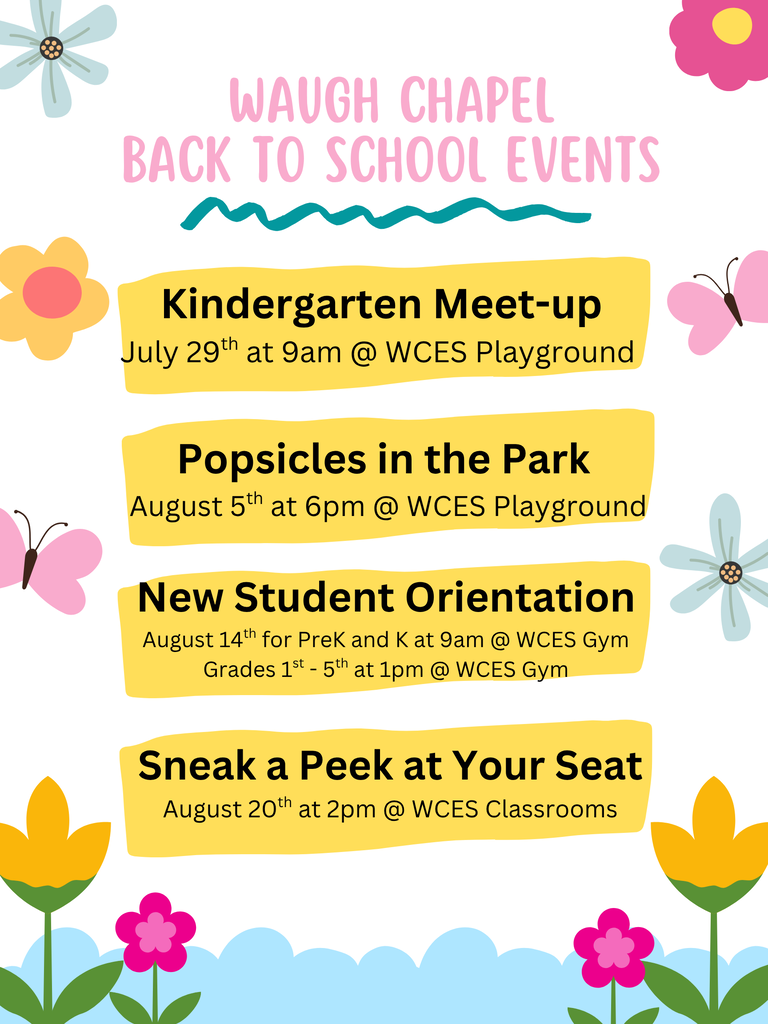 Back to School events