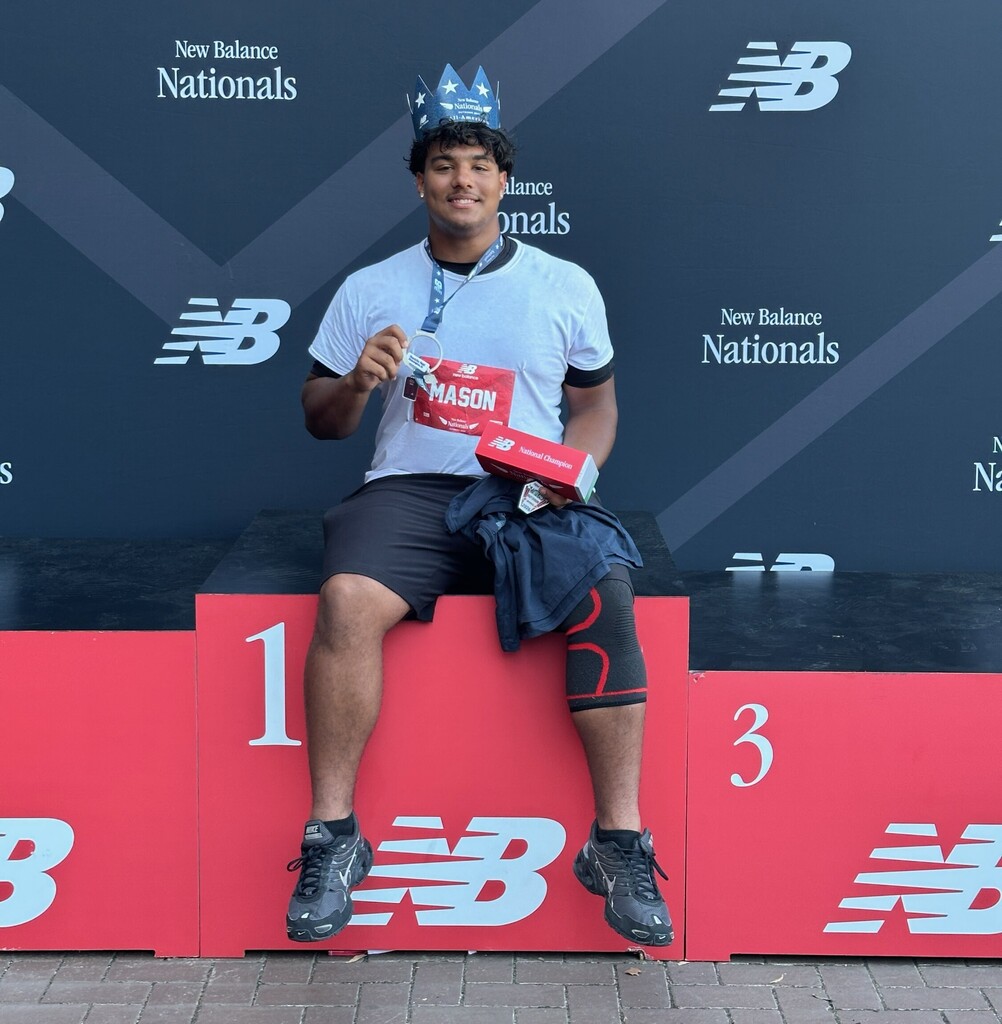 AJ Mason Discus Champion