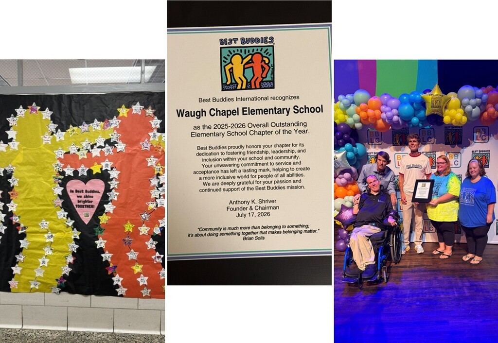 Waugh Chapel ES Best Buddies national honor