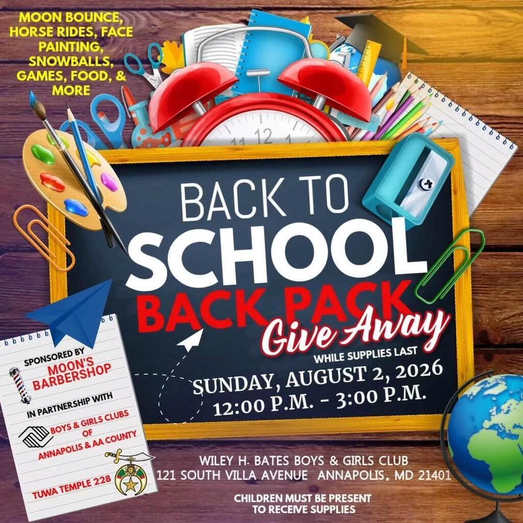 BackBack Giveaway Flyer