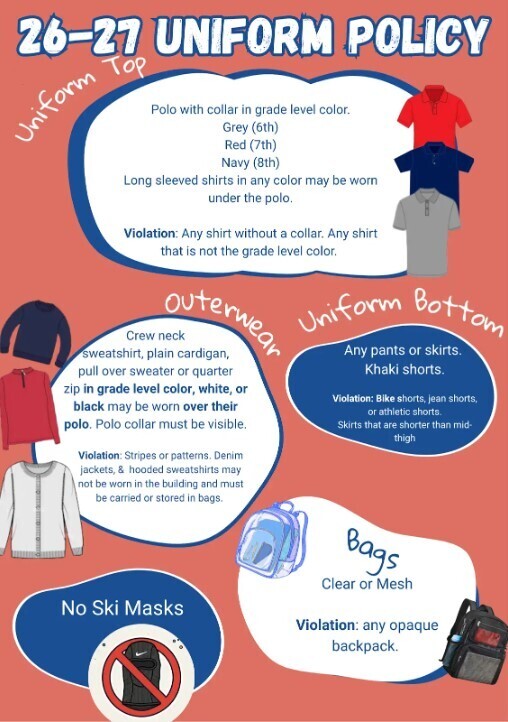 Uniform Policy 26-27