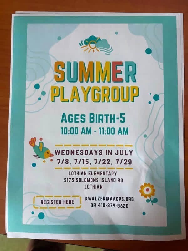 Summer Play Group