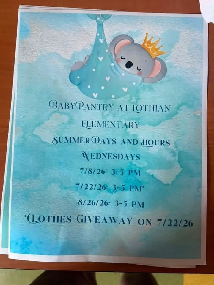 Baby Pantry Dates & Times