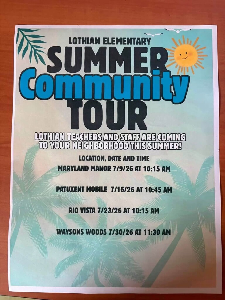 Community Meal Locations & Time.
