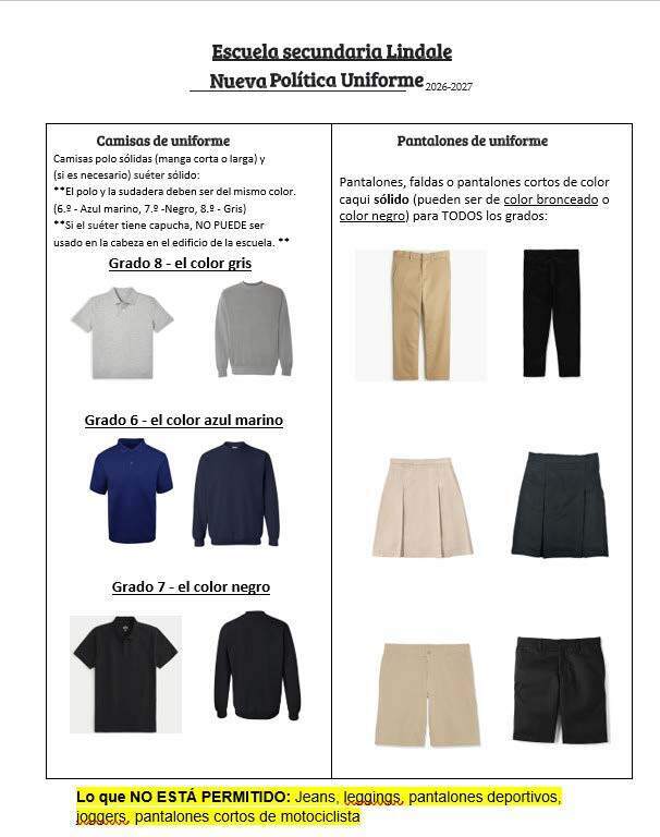 uniform spanish