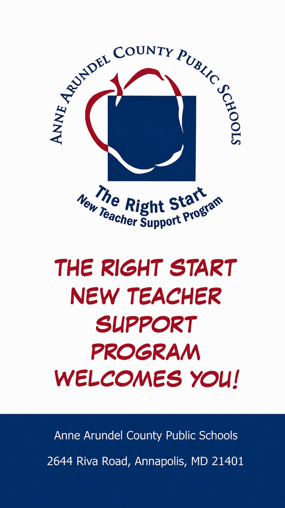 "Right Start New Teacher Support Program" by Anne Arundel County Public Schools.