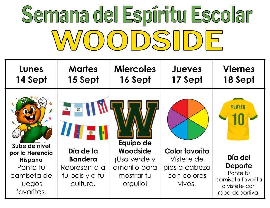 Spirit Week Spanish