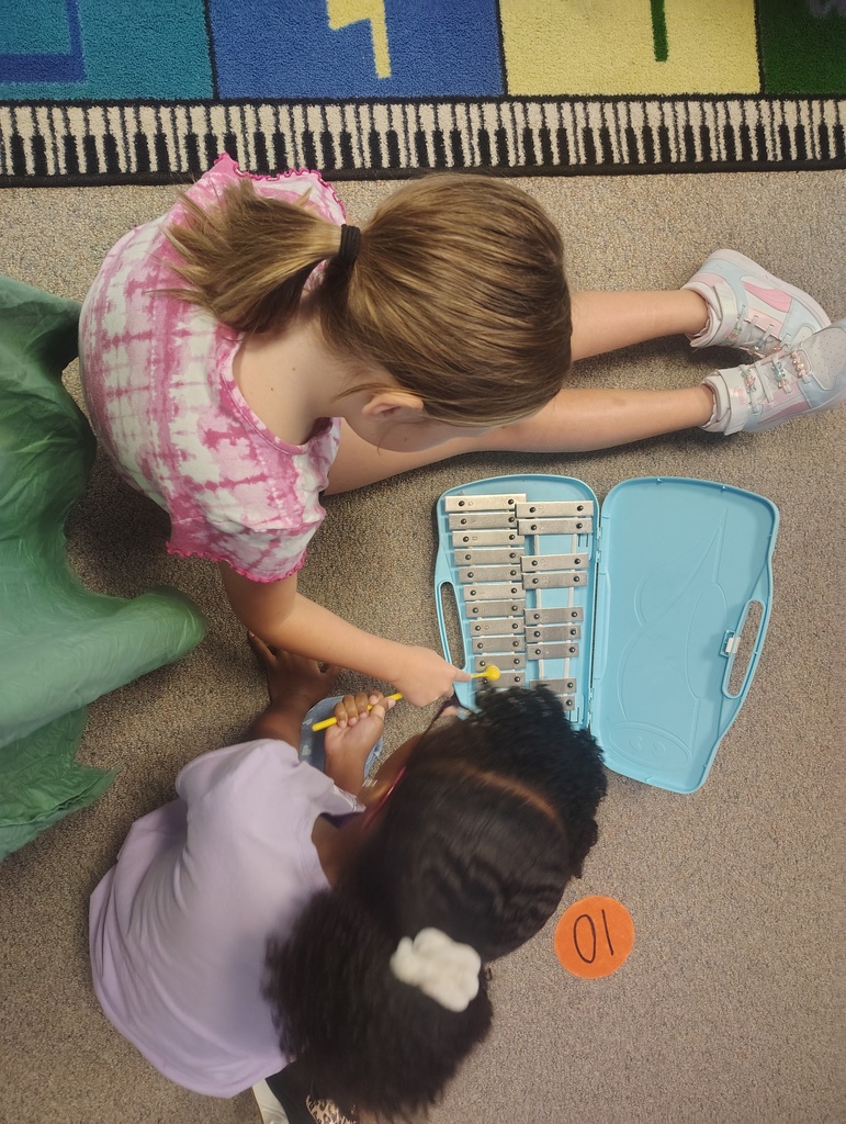 playing xylophone