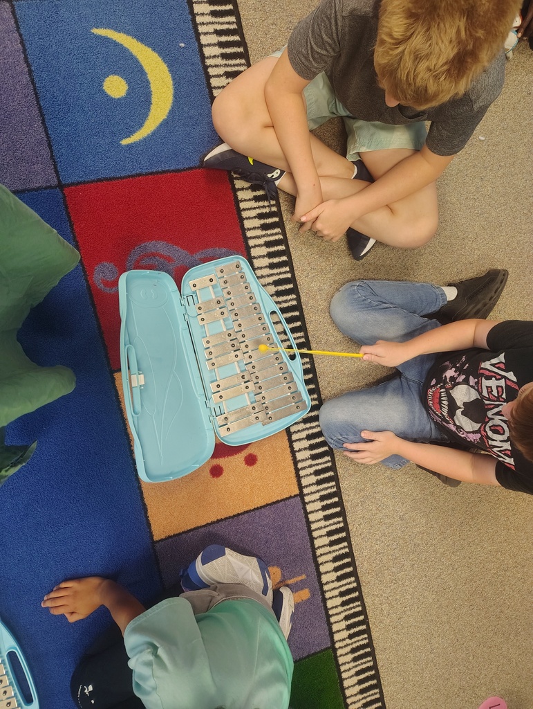 playing xylophone