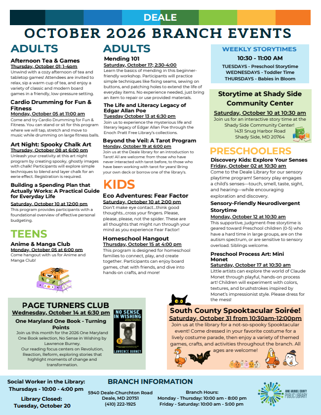 Deale October - Eng