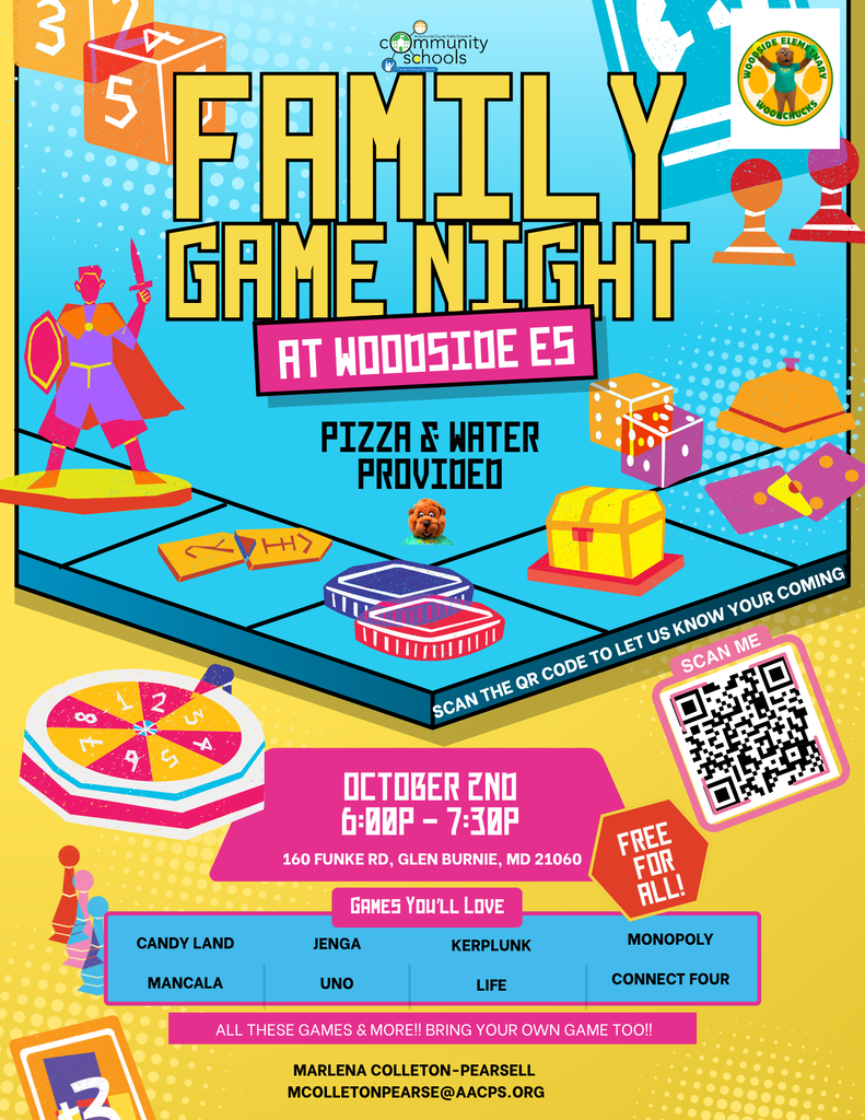 First Friday Family Fun Night-Game Night 10/2/26