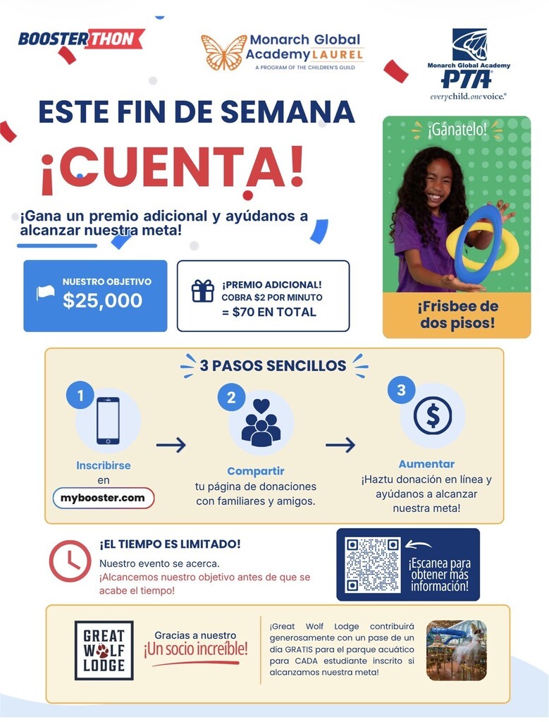 Boosterthon Weekend - Spanish