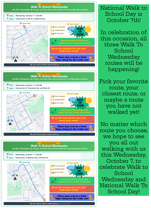 National Walk To School Day