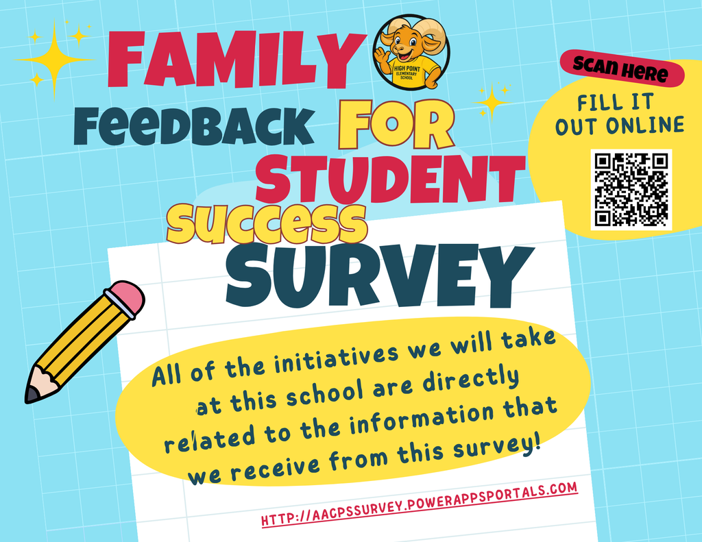 Reminder deadline for the Family Feedback survey is 10/9!