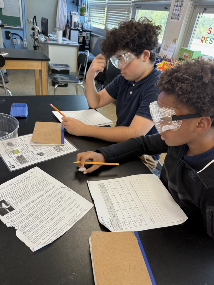 students working on a lab