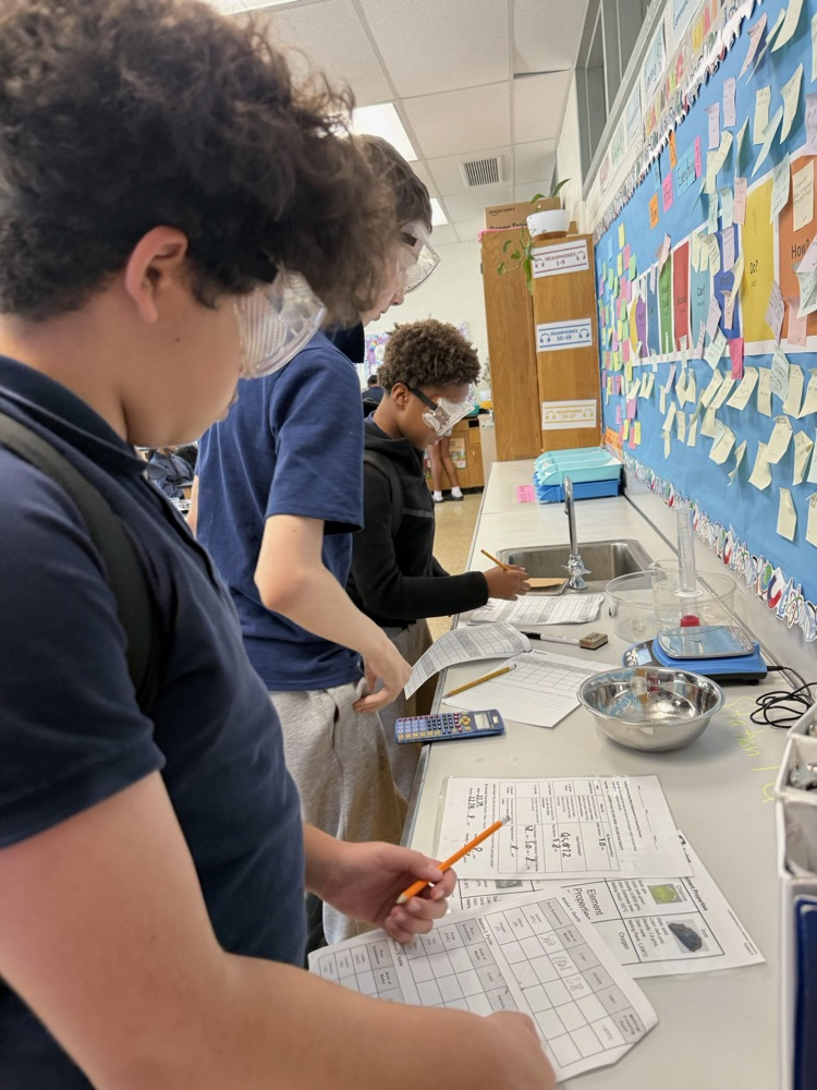 students working on a lab