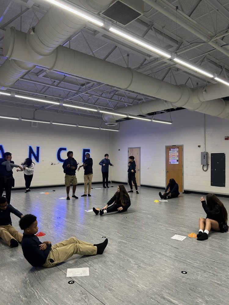 dancers stretching