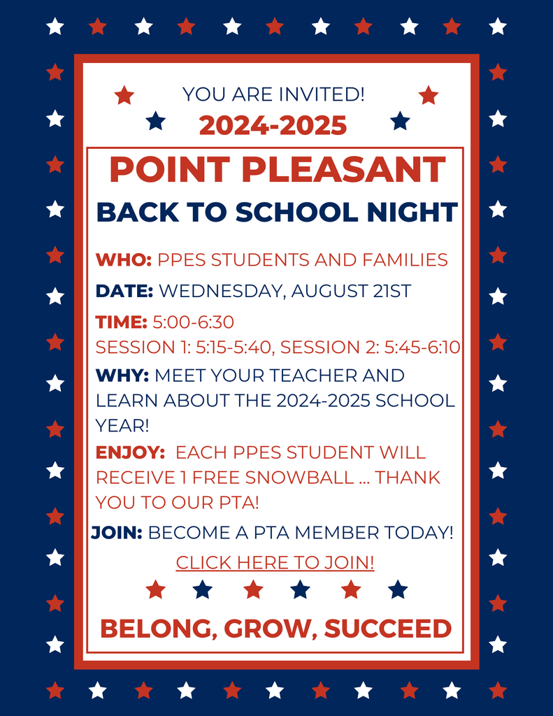PPES Back to School Night Flyer