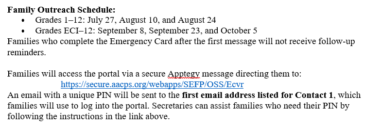 emerg card