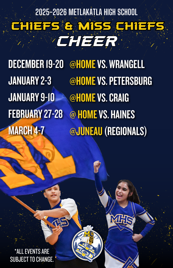 Cheer  graphic with schedule