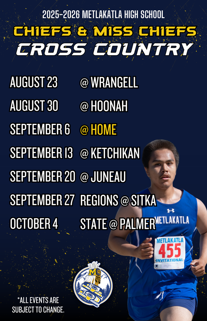 XC graphic with schedule