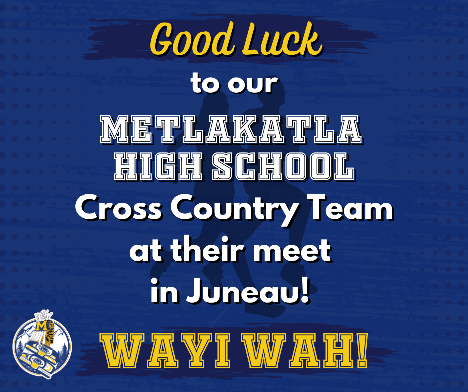 Juneau meet hs xc good luck graphic