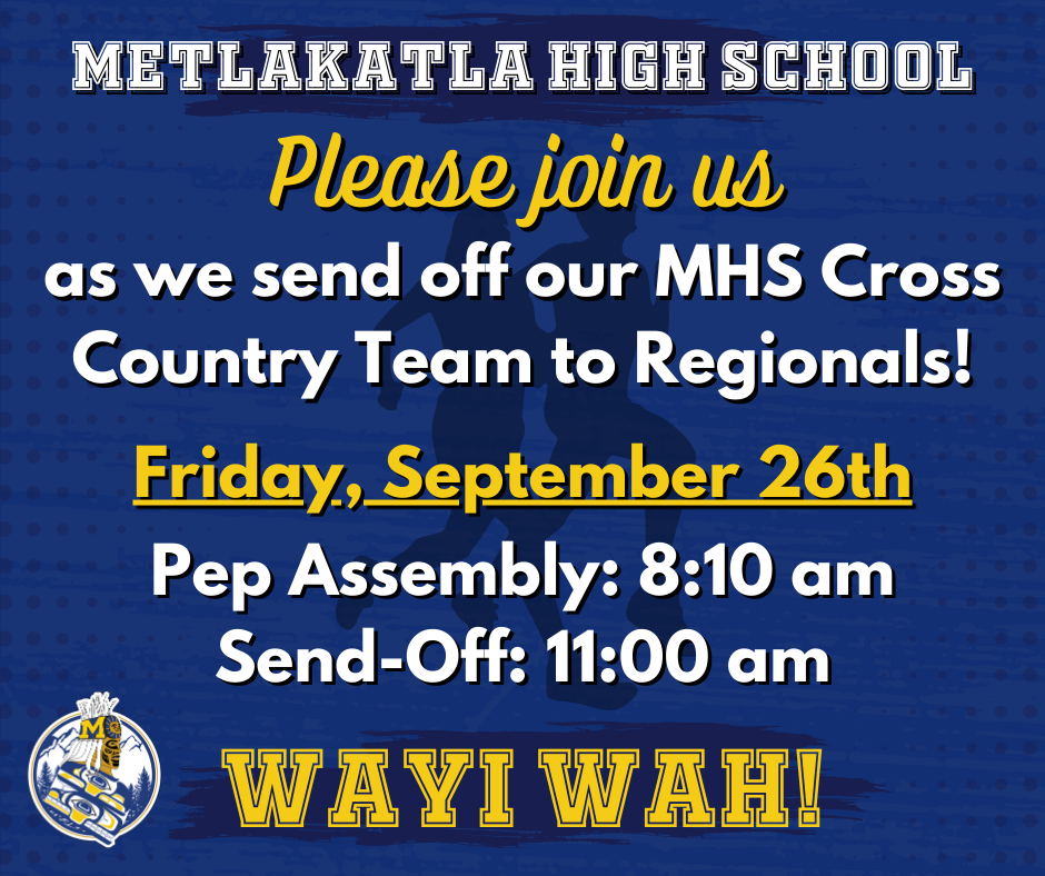 regional send off graphic for XC