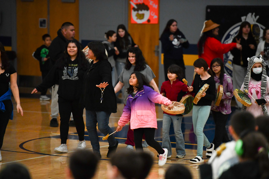people dancing in gym
