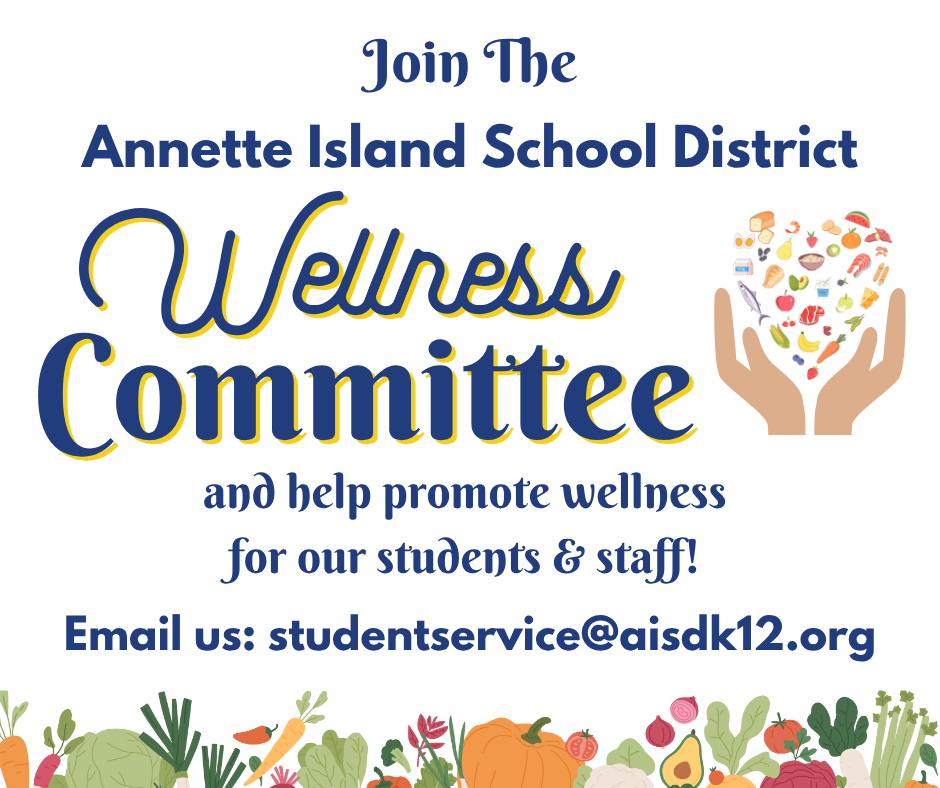 2025 invite for wellness committee, plants and food and hands and text
