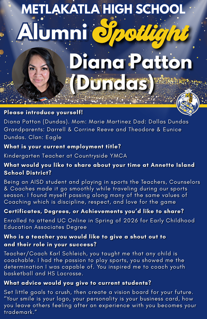 Diana Patton (Dundas) graphic with text and smiling woman, text in description