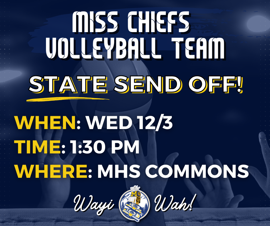 VB State Send off - graphic with text