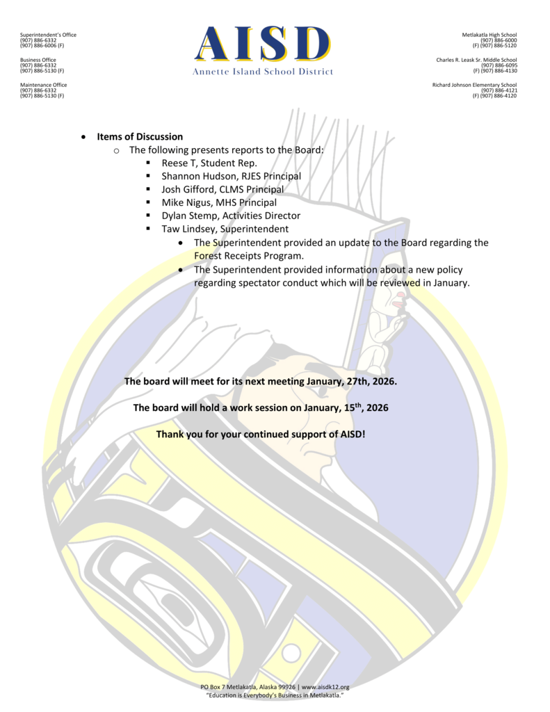 December 2025 Board Meeting Highlights-2 link to pdf in text