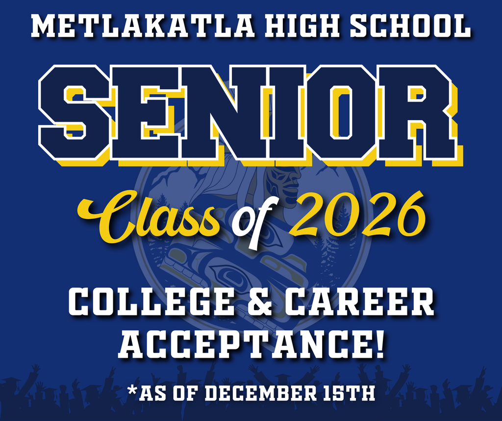 Class of 2026 graphic with text, college and career acceptance