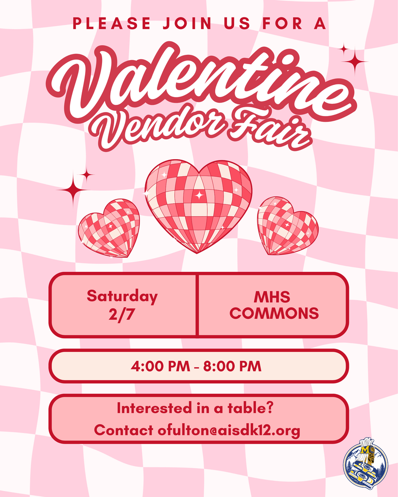 graphic with text, vendor fair valentines day theme