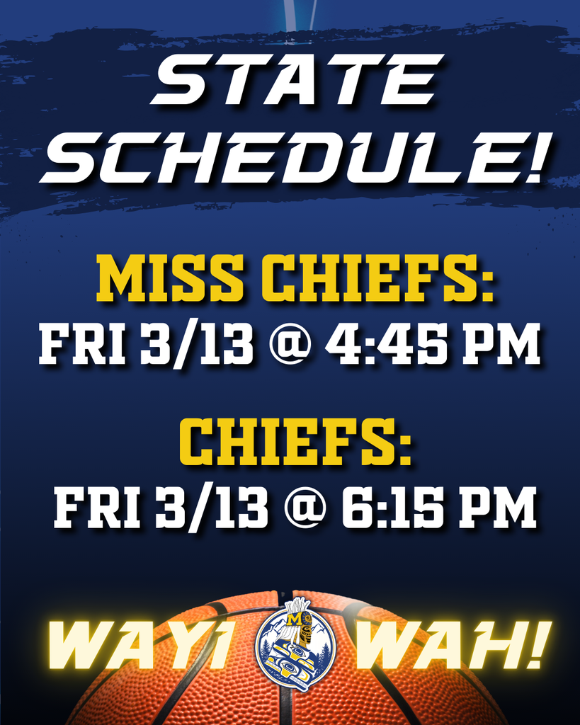 state schedule graphic with text, basketball