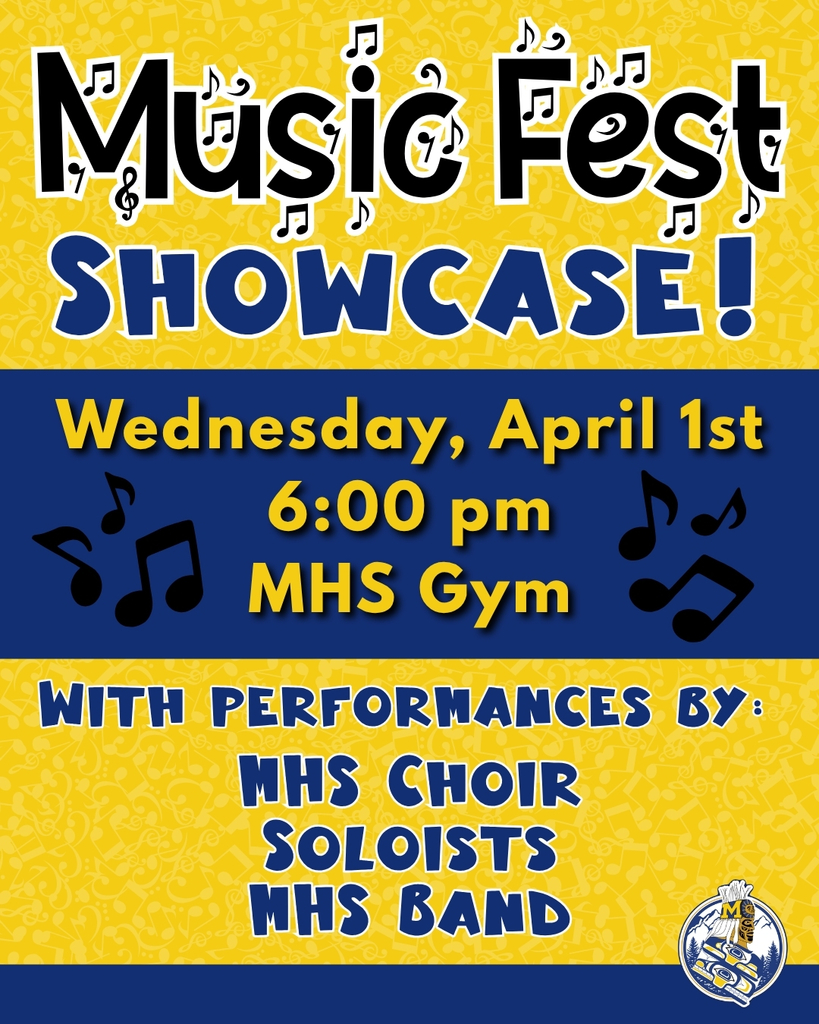 graphic with text, music fest showcase concert