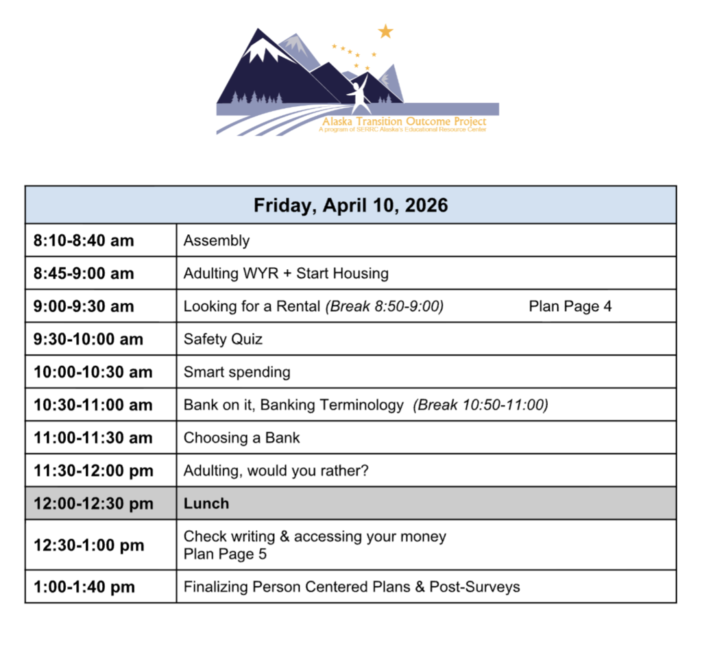 schedule for student life planning