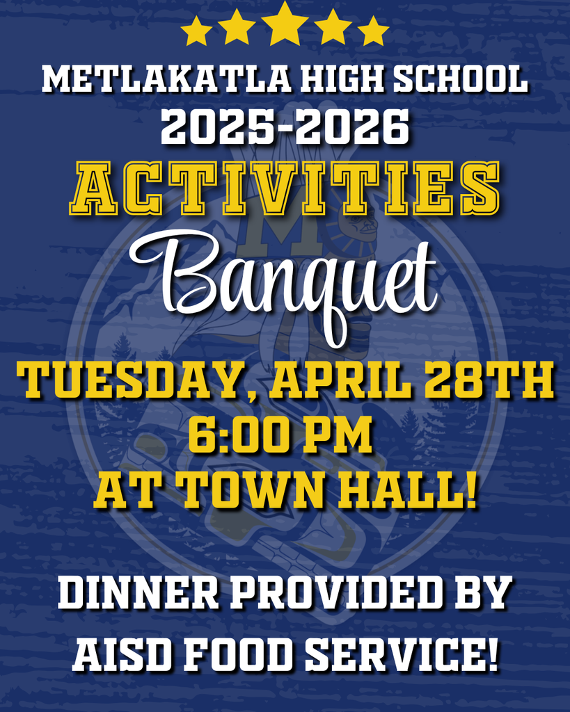 graphic with text, information about banquet