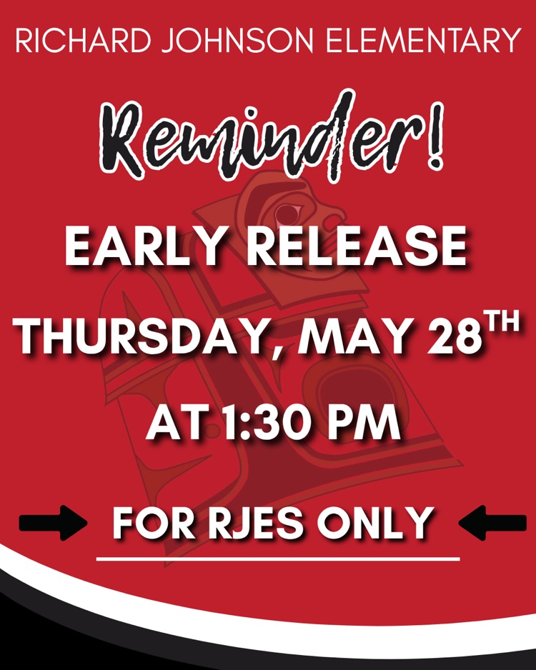 graphic with text, RJES early release information 