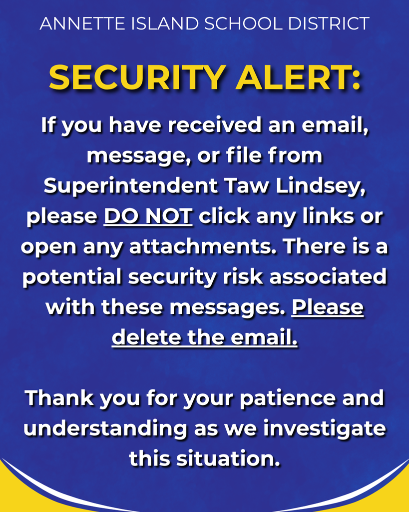 security alert message