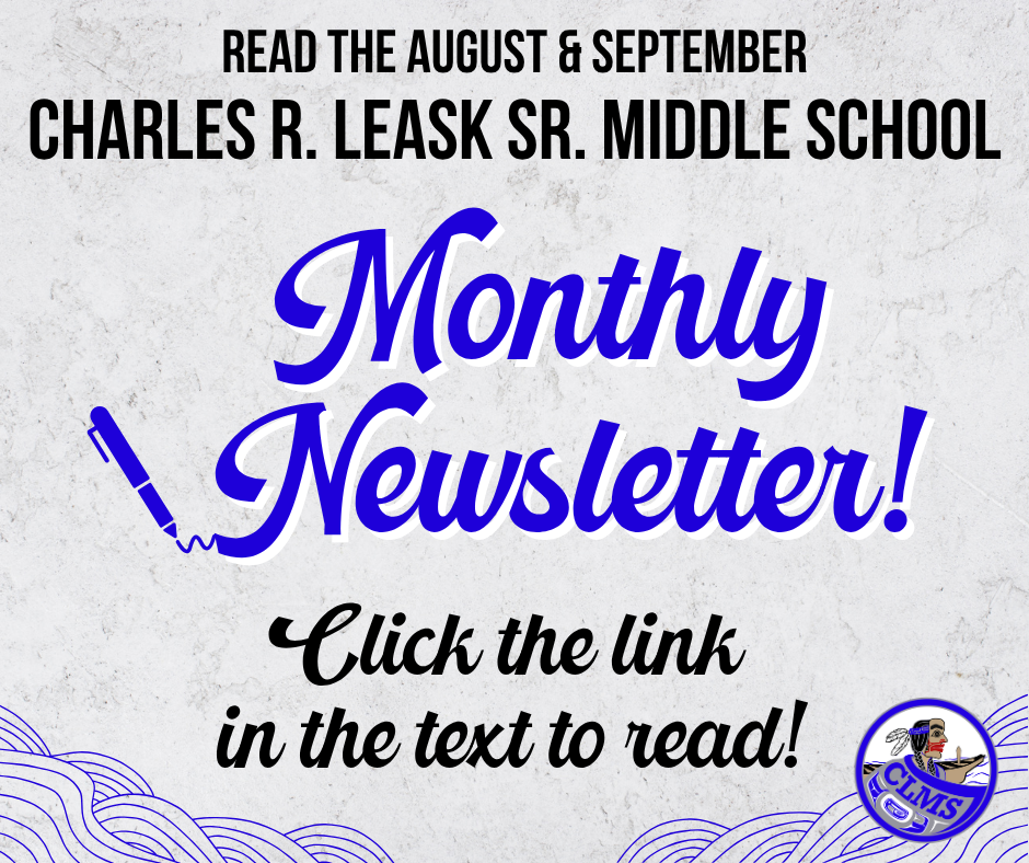 graphic with text, informaiton about newsletter