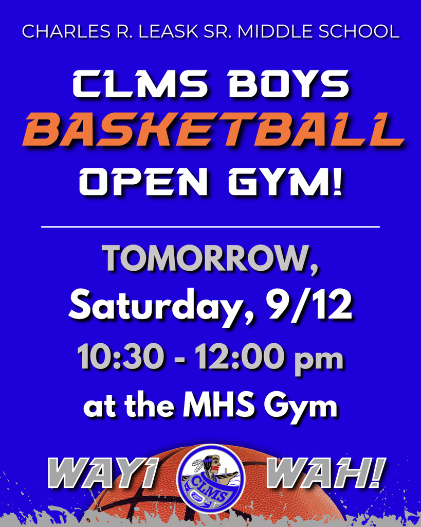 graphic with text, basketball open gym information