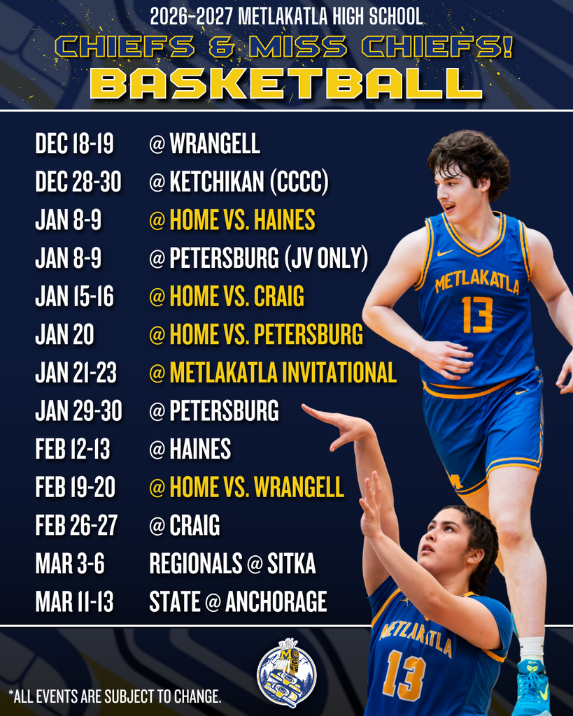 graphic with text, students playing basketball