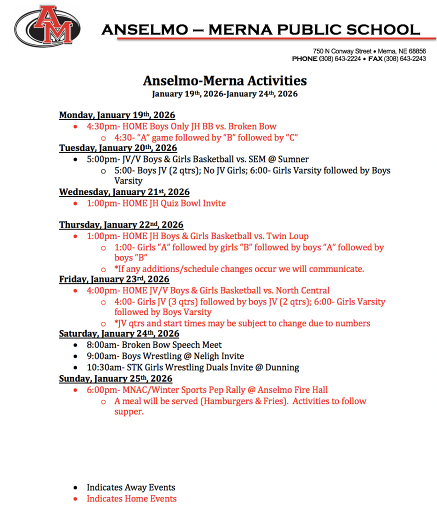 Activities Bulletin
