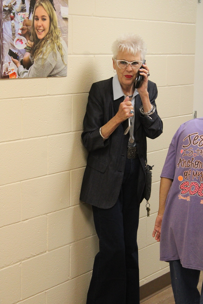 Ms. Salge probably setting up the next opportunity for Anson HS