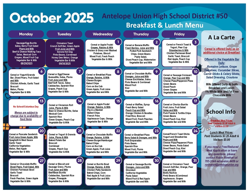 SY 26 October 2025 Breakfast and lunch menus 09222025_page-0001