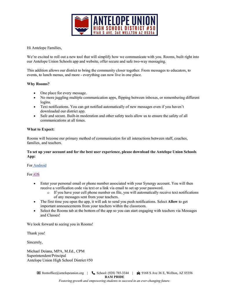 New Communication System Information