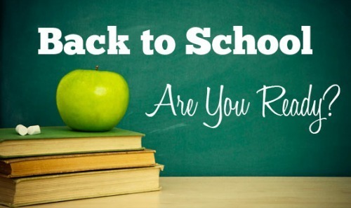 Back to school, are you ready?