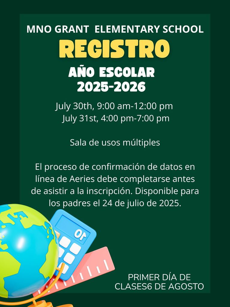 Registration Spanish